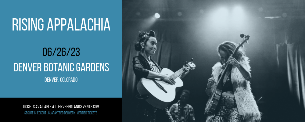 Rising Appalachia at Denver Botanic Gardens tickets Rising Appalachia at Denver Botanic Gardens