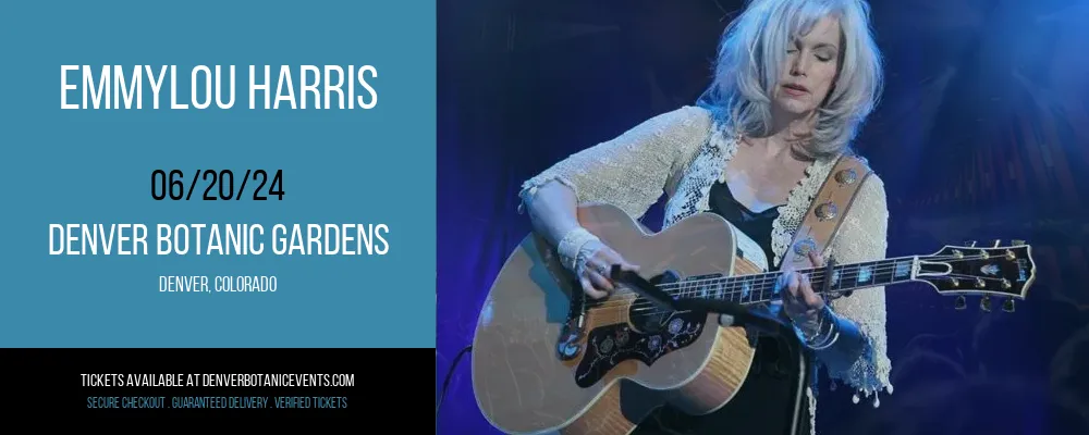 Emmylou Harris at Denver Botanic Gardens