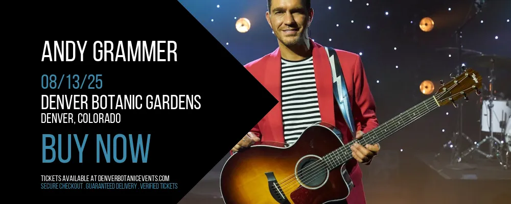 Andy Grammer at Denver Botanic Gardens